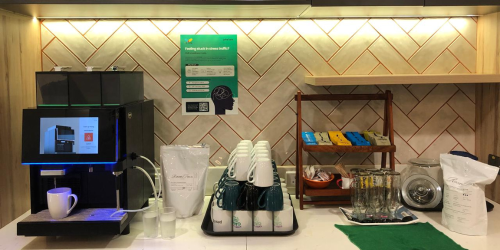 Hotel coffee machine